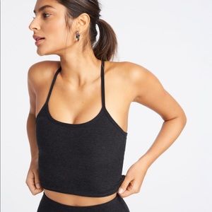 Spacedye Slim Racerback Cropped Tank